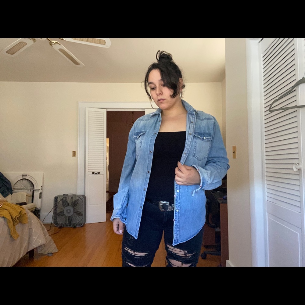 Denim Oversized Shirt